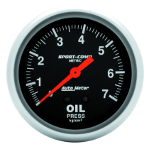 Bränsletrycksmätare 66.7mm 7.0KG/CM2 (Mekanisk) SPORT-COMP